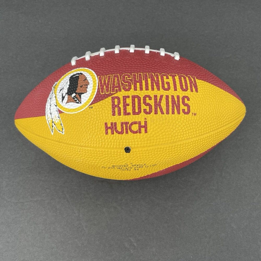 Washington Redskins Hutch Junior Football Red Yellow Rubber NFL 12"